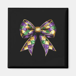 Aimant Mardi Gras Coquette Bow New Orleans Gras Mardi Deu