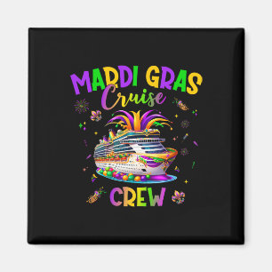 Aimant Mardi Gras Cruise Crew 2025 Trip New Orleans Famil