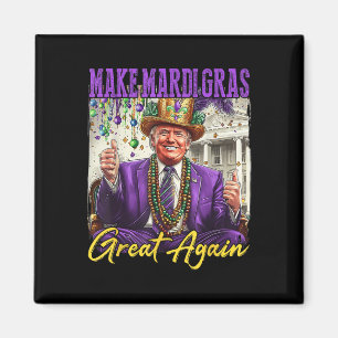 Aimant Mardi Gras Donald Trump Mardi Gras Américain