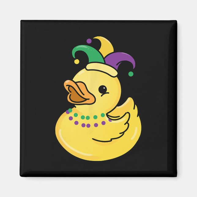 Aimant Mardi Gras Duck (Devant)