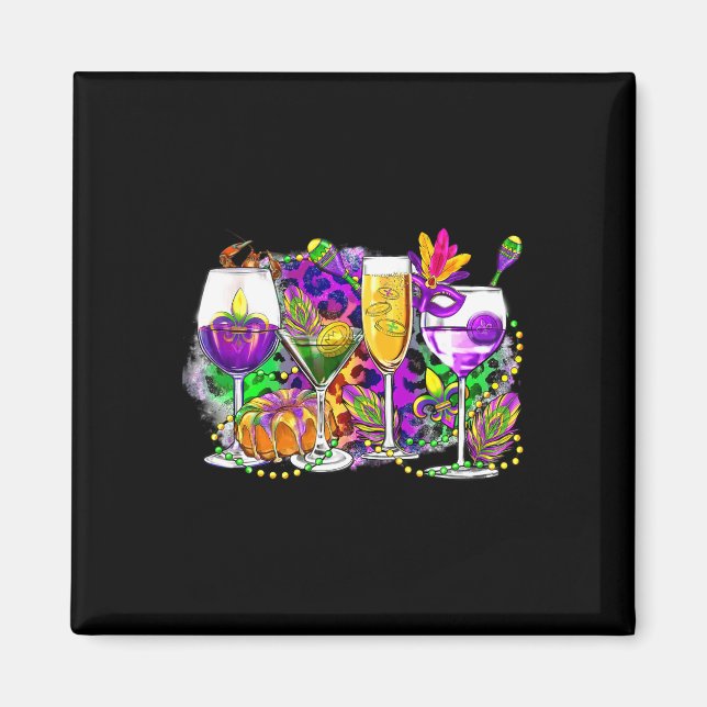Aimant Mardi Gras Gl De Vin (Devant)
