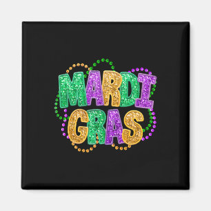 Aimant Mardi Gras joyeux Carnaval Festival Par