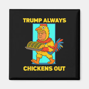 Aimant Mardi Gras Taco Drôle Trump Abandonne Toujours Mar
