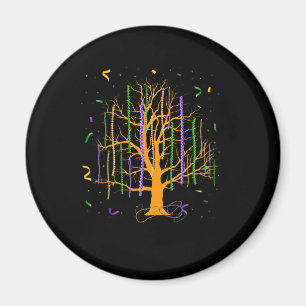 Aimant Mardi gras Tree Beads Nouvelle-Orléans 2022 Waterc