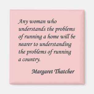 Aimant Margaret Thatcher "Diriger un pays"