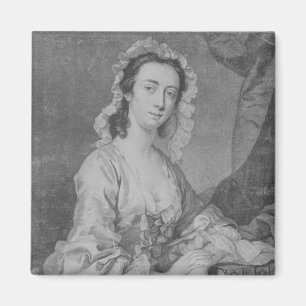 Aimant Margaret Woffington, gravé par le JR de John Fabe