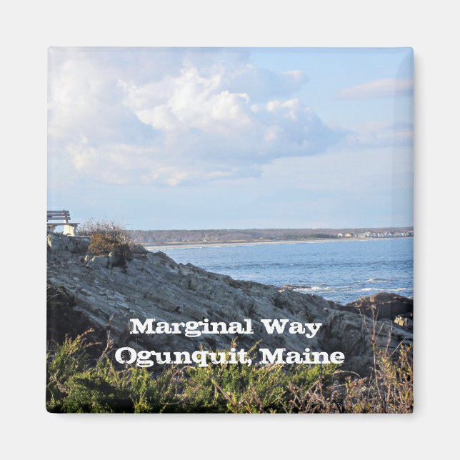 Aimant Marginal Way, Ogunquit, Maine (Devant)