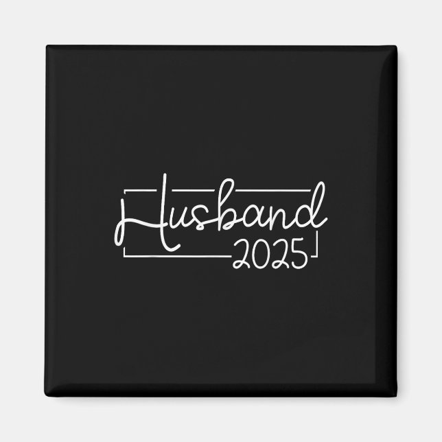 Aimant Mari Est 2025 Marié Hubby Mariage Gettin (Devant)