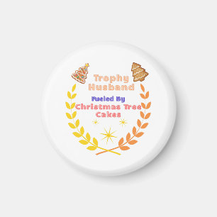 Aimant Mari Trophée Alimenté par les Gâteaux de Noël