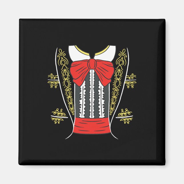 Aimant Mariachi Charro Costume Mexicain Pour Cinco De May (Devant)