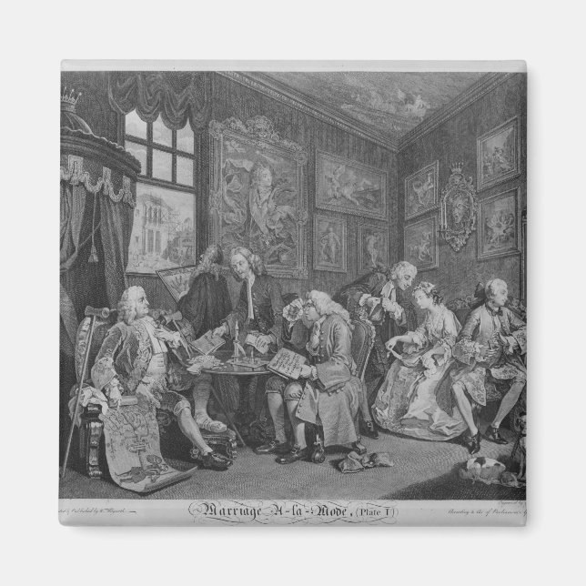 Aimant Mariage à la mode (Devant)