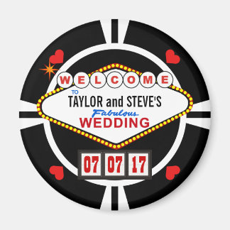 Aimant Mariage à Vegas Casino Favoriser Poker Chip
