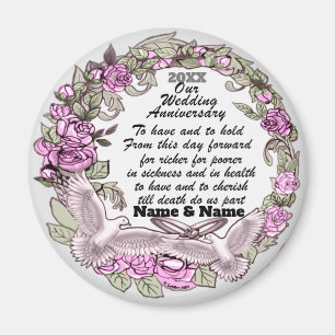 Aimant mariage Anniversaire