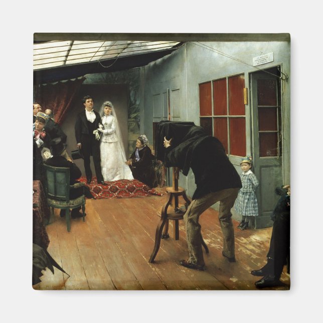 Aimant Mariage au Photographe, 1878-9 (Devant)