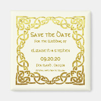 Mariage celtique Faux Gold Celtic Knot Enregistrer