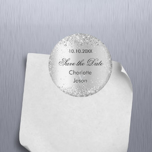 Aimant Mariage d'argent Enregistrer la date