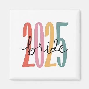 Aimant Mariage de 2025 de la mariée Mariage