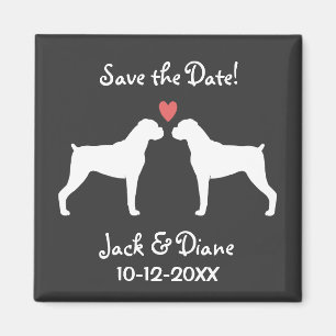Aimant Mariage de Boxers Enregistrer la Date
