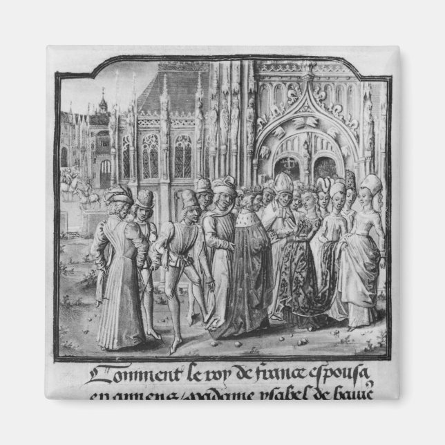 Aimant Mariage de Charles VI Roi de France (Devant)