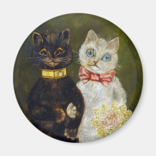 Aimant Mariage de chat, Mariage, Mariée, Mariée, Louis Wa