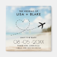 Mariage de destination plage Enregistrer la date