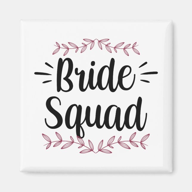 Aimant Mariage de la fête de la brigade Bachelorette 1 (Devant)