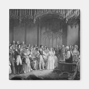 Aimant Mariage de la Reine Victoria et prince Albert