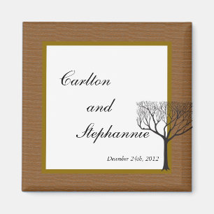 Aimant Mariage de l'arbre d'automne Favoriser