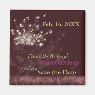 Aimant Mariage des Dandelions Twilight Enregistrer la dat