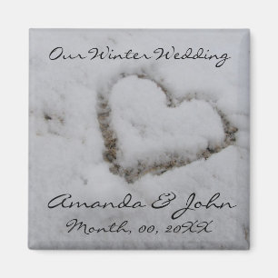 Aimant Mariage d'hiver
