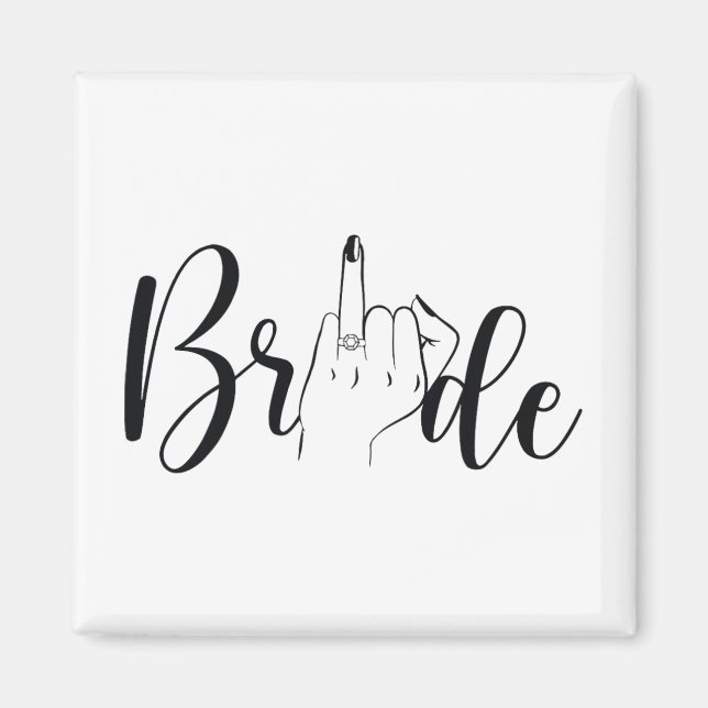 Aimant Mariage du doigt de ceinture de mariée (Devant)
