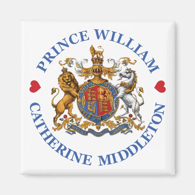 Aimant Mariage du prince William et de Catherine Middleto (Devant)