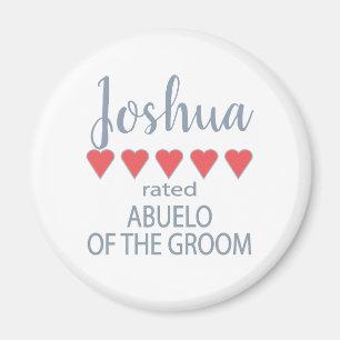 Aimant Mariage et Mariage 5 Coeur Abuelo de la salle