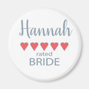 Aimant Mariage et mariage 5 Mariée de coeur