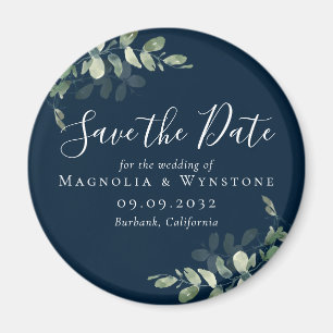 Aimant Mariage Eucalyptus Enregistrer L'Aimant Date