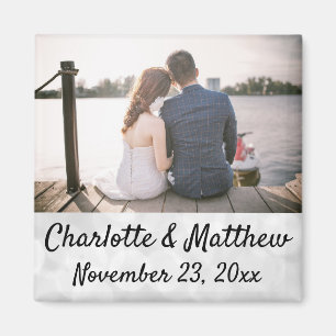 Aimant Mariage Favoriser la typographie moderne Photo Mer