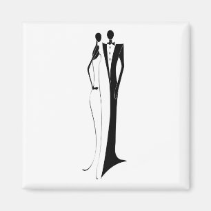 Aimant Mariage Formel Réception Mariée Salle Enregistre