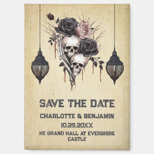 Aimant Mariage Halloween gothique Sauver