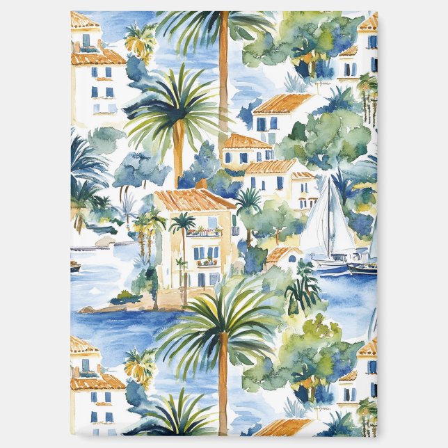 Aimant Mariage méditerranéen tropical (Recto)