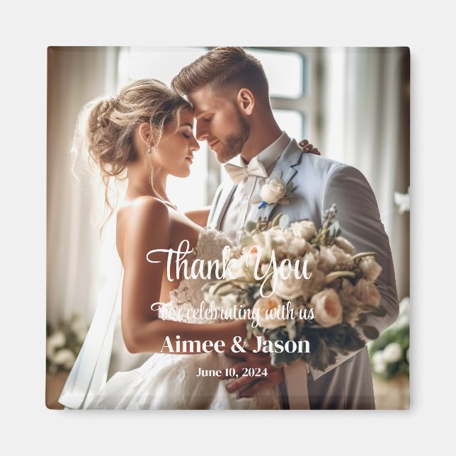 Aimant Mariage Merci (Devant)