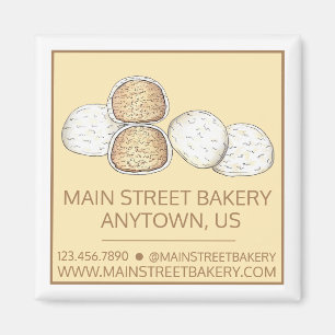 Aimant Mariage mexicain italien Cookies Boules de neige b