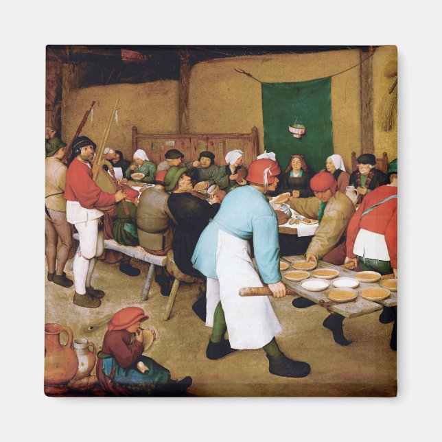 Aimant Mariage paysan, Pieter Bruegel (Devant)