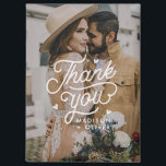 Aimant Mariage photo moderne Bold Typographie Merci<br><div class="desc">Moderne Gras Typographie Merci Photo Mariage magnétique</div>