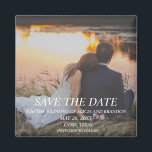 Aimant Mariage photo simple élégant moderne Whimsy<br><div class="desc">Mariage photo simple,  élégant,  moderne,  Enregistrer l'aimant Date. Vous pouvez le personnaliser avec vos détails.</div>