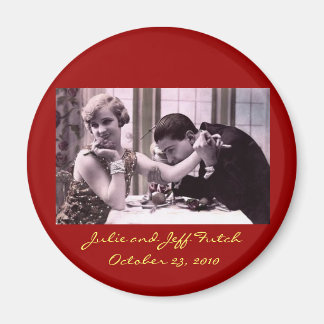 aimant mariage photo vintage