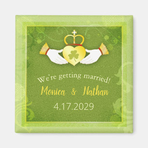 Aimant Mariage traditionnel à thème celte Sauvez la dat