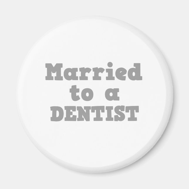 AIMANT MARIÉ À UN DENTISTE (Devant)