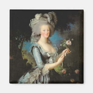 Aimant Marie Antoinette avec un Rose, 1783