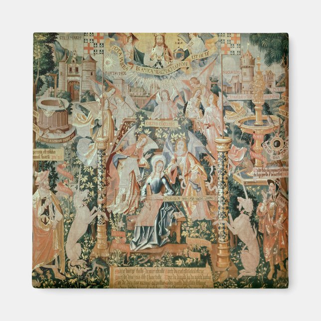 Aimant Marie dans le Temple, Scènes de la vie de (Devant)