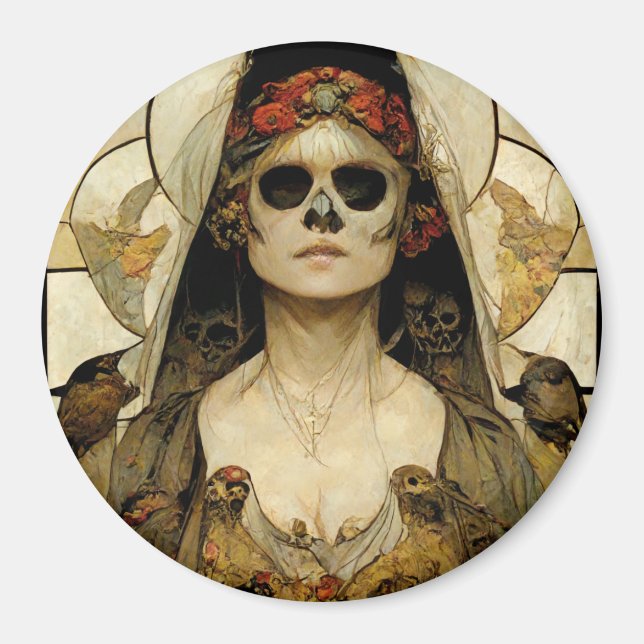 Aimant Mariée De La Mort Horreur Gothique (Devant)